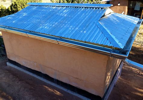 Alt Build Blog Building A Well House 5 Corrugated Metal Roof