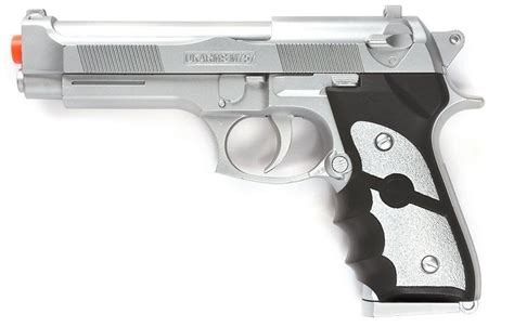 Beretta 92 Style Airsoft Spring Pistol Silver