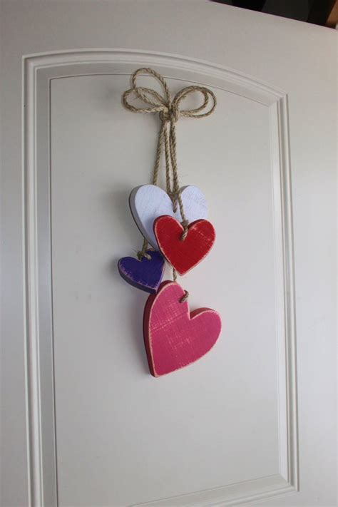 A wide variety of valentine wooden decoration options are available to you, such as material, use, and theme. How to Make Wooden Hanging Hearts DIY Projects Craft Ideas ...