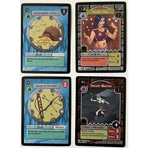 Upper Deck 1st Edition Wizards In Training Cards Enchanted Coins