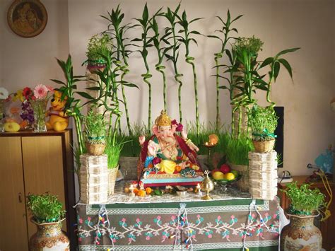 But some people love the tv above the mantel or they are stuck with that choice, so. Ganesh Chaturthi Decoration Ideas for Home