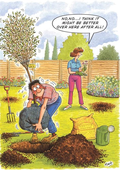 Over Worked Gardener Funny Humourous Blank Card The Funny Side Of Life