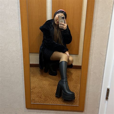 May Thai On Twitter I Was Wearing These Boots And Stockings In My