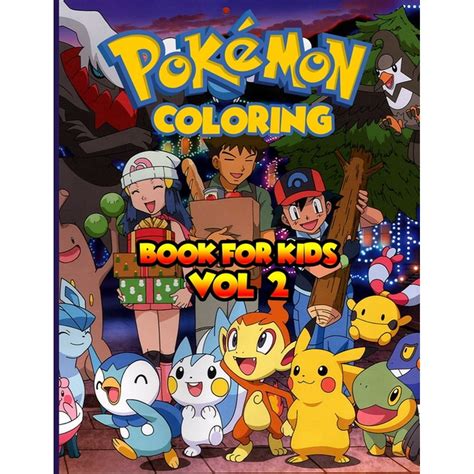 Pokemon Coloring Book For Kids Vol 2 Pokemon Coloring Books For Kids