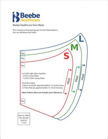 This free face mask sewing pattern is one of the best fitting patterns out there. Download the pattern for Beebe COVID-19 Face Mask at ...
