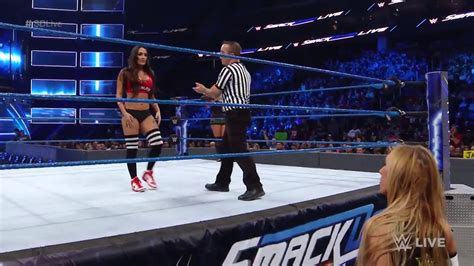 Becky Lynch Nikki Bella Vs Alexa Bliss Carmella Smackdown Nov YouTube