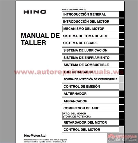 6 Manual Book Hino Value Hino Trucks Complete Set 2001 2019 Workshop