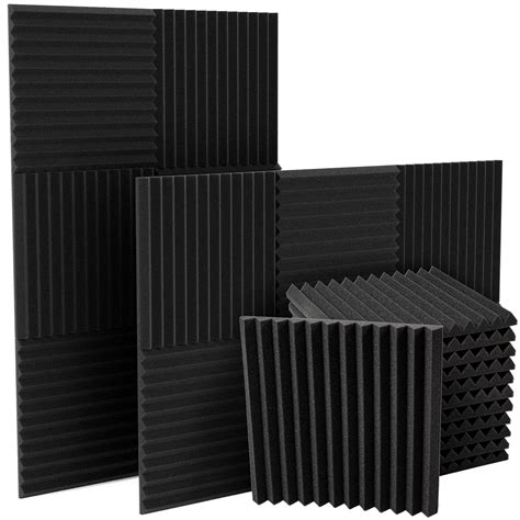 Buy 100 Pack Sound Proof Foam Panels - Soundproof Wall Panels