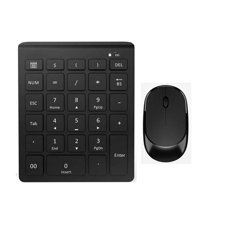 Wholesale 24g Wireless Numeric Keyboard Usb Wireless Silent Mouse Set