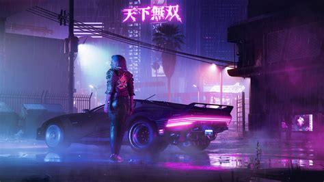 Retro Cyberpunk 2077 Neon Life Hd Wallpaper Kde Store