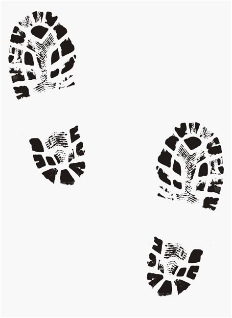 Shoe Boot Printing Footprint Clip Art Transparent Boot Footprint Hd