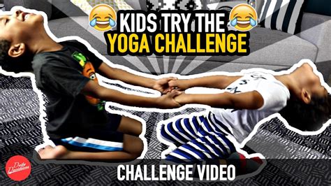 Kids Try The Yoga Challenge Youtube