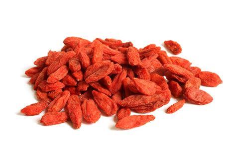 Red Dried Goji Berries Lycium Barbarum Wolfberry East West School Of
