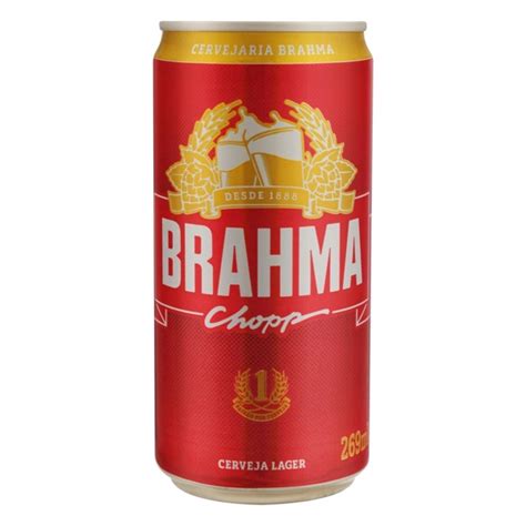 Cerveja Lager Brahma Chopp Lata 269ml Vitália Empório Lago
