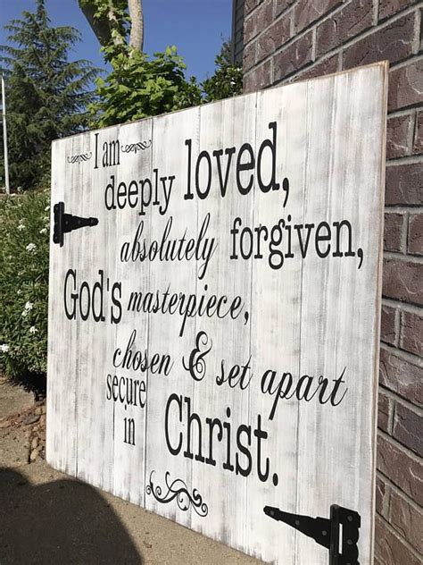 Christian Wall Art Rustic Christian Home Decor Wooden Sign Etsy