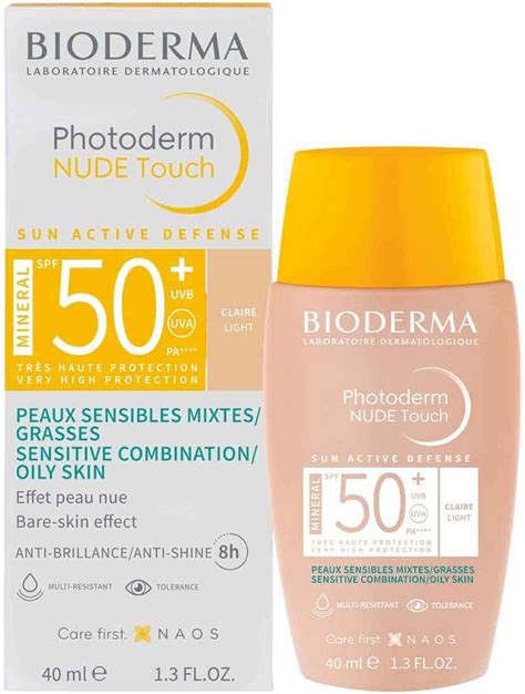 Bioderma Bloqueador Photoderm Nude Touch Spf Tono Claro Ml Efecto Piel Natural Y