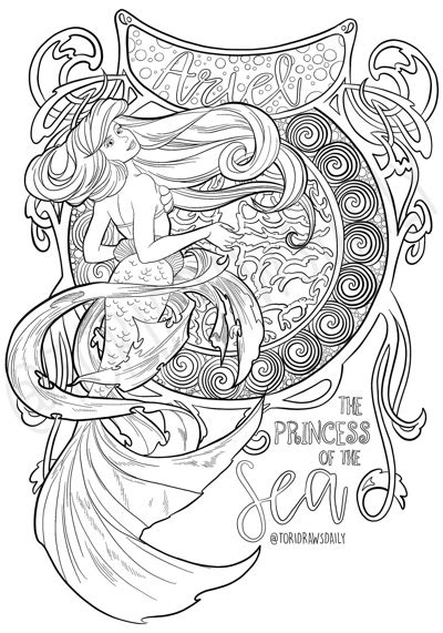 You can also print out and color this coloring page. Best Mermaid Coloring Pages & Coloring Books - Cleverpedia