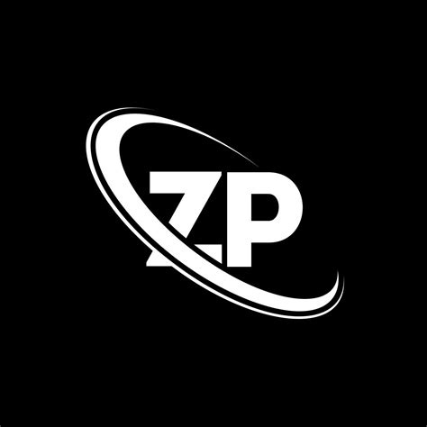 Zp Logo Z P Design White Zp Letter Zp Letter Logo Design Initial
