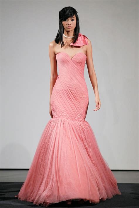 New Vera Wang Wedding Dresses Check Out All 15 Pink Gowns Vera Wang
