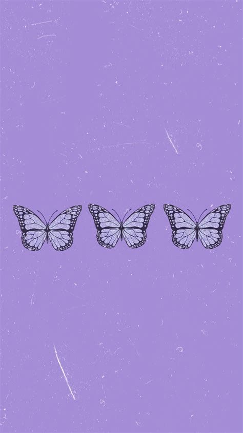 Purple Butterfly Wallpaper Asthetic Pics