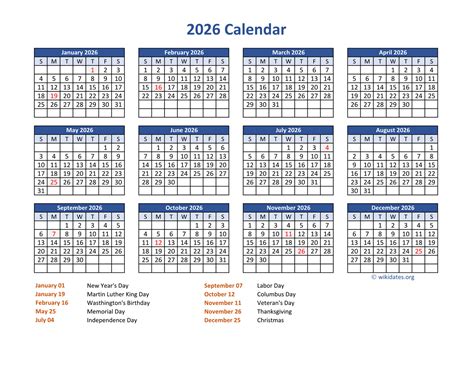 Holiday Calendar For 2024