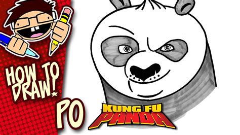 How To Draw Po Kung Fu Panda Step By Step Tutorial Youtube