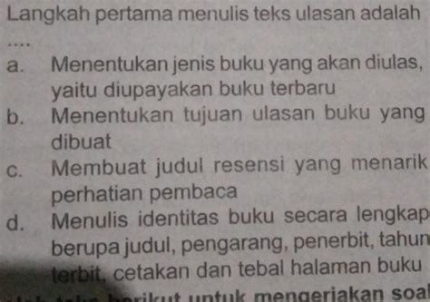 Pada saat kita membaca buku, kita harus mencerna buku bacaan tersebut dengan seksama agar kita dapat memahami isinya. Manfaat Teks Ulasan Bagi Pembaca Dan Penulis - 1 - Penilaian dilakukan dari segi kelengkapan ...