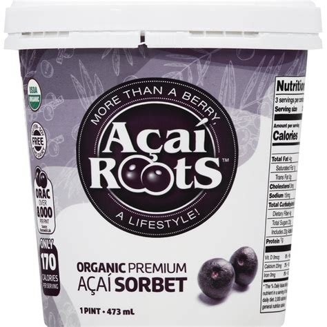 Acai Roots Sorbet Organic Acai Premium 1 Pt Instacart