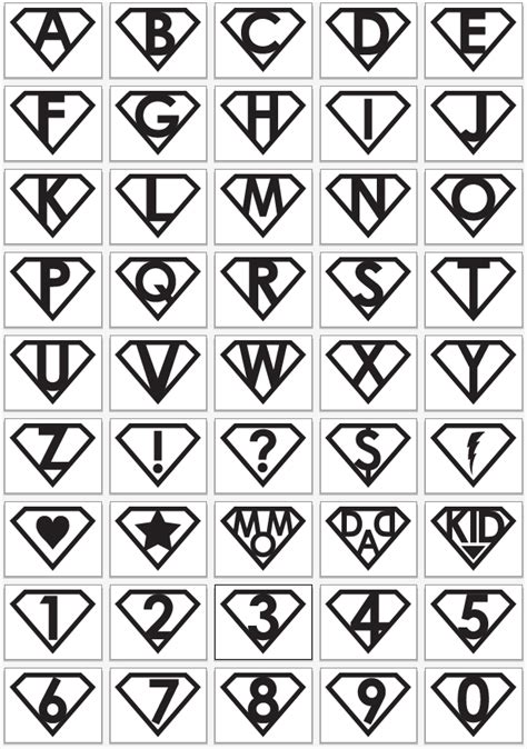 9 Best Images Of Free Printable Superhero Letters