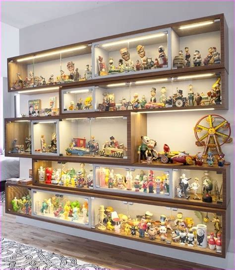 39 Awesome Wall Display Shelving Ideas Decor Renewal Lego Display