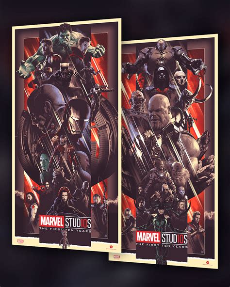 John Guydo — Marvel Mcu Official Poster Set