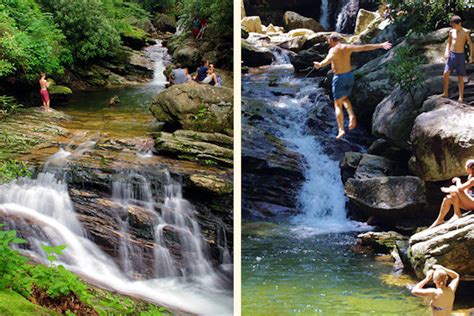 Skinny Dip Falls Blue Ridge Parkway Waterfall Free Download Nude