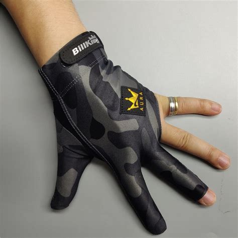 Billiard Glove Left Right Hand Medium Billking Camouflage Carom Glove 3