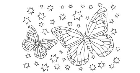 Butterfly Coloring Pages And Drawings Learn About Nature