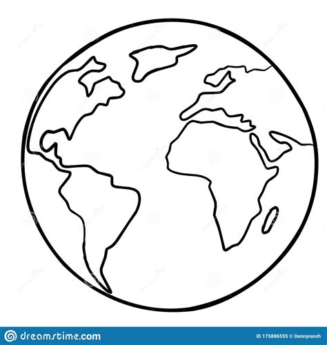 Coloring Page Of Planet Earth - 70+ DXF Include