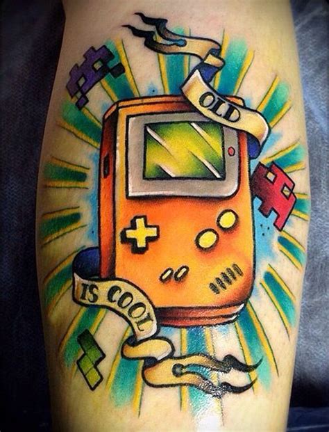 22 Super Cool Tattoos That All Old School Gamers Will Love Boy Tattoos