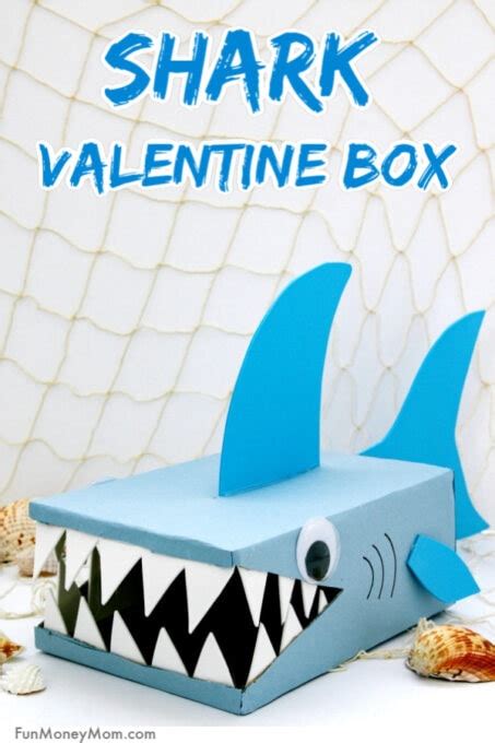 Shark Valentine Box Fun Money Mom