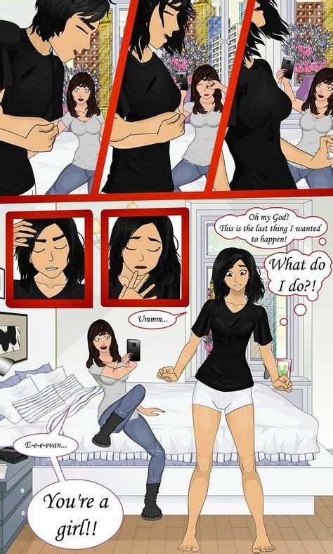 the comic strip shows two people in bed and one is talking to another person on her phone