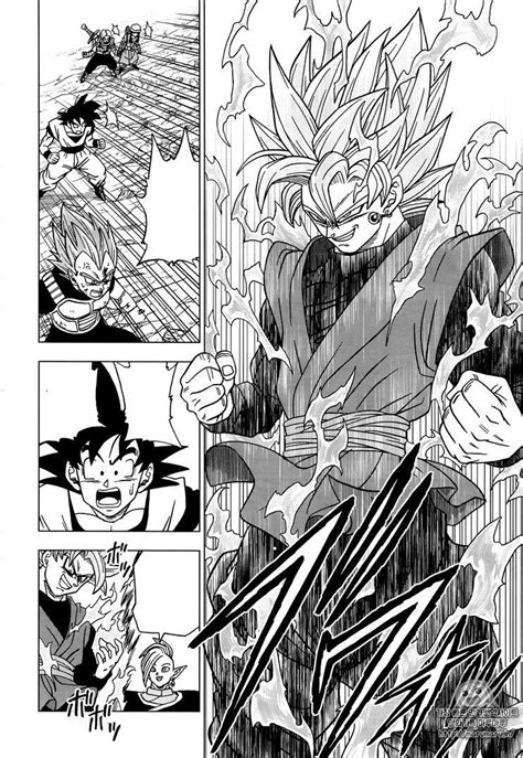Dragon Ball Super Manga Goku Black Goes Super Saiyan Rośe For The