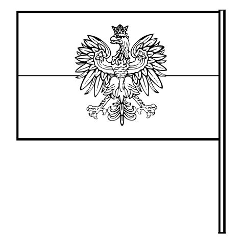 Flaga Polski Do Druku Szablon