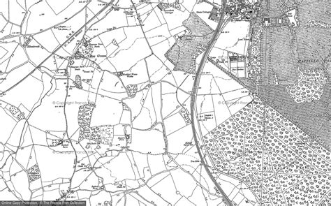 Road Map Of Hatfield