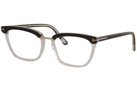 tom ford women s eyeglasses tf5550 b tf 5550 b black crystal optical frame 54mm 664689994939 ebay