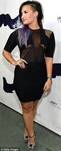 Demi Lovato Crams Her Curves Into Figure Hugging Black Dress For Gay