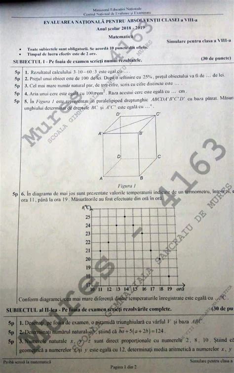 Modele de subiecte la matematică la simulare bac 2021, toate specializările. Subiecte simulare Matematică clasa a VIII-a: Vezi ce exerciții au avut de rezolvat elevii la ...