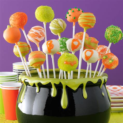 Halloween Cheesecake Pops Recipe Taste Of Home