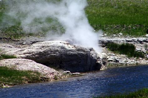 Yellowstone National Park Geysers 29 Stock Image Image Of Montana