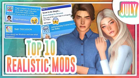 The Best Mods For Realistic Sims 4 Gameplay Youtube