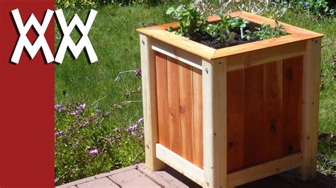 Build An Easy Inexpensive Wood Planter Box Youtube