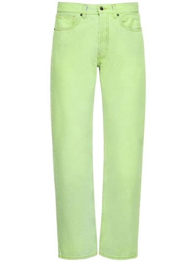 21cm Larry Neon Cotton Denim Jeans Darkpark Men Luisaviaroma