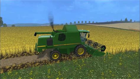 Farming Simulator 15 John Deere W540 Biçerdöver Youtube